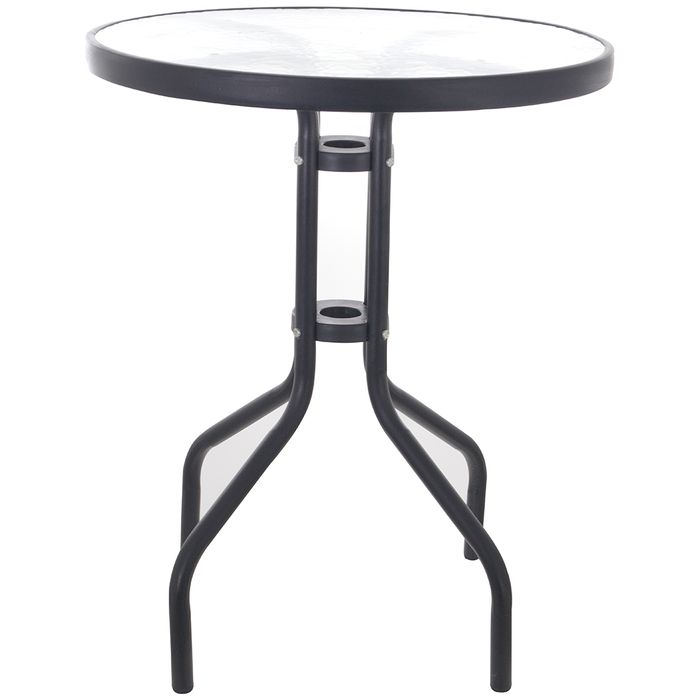 Mesa-redonda-en-acero-y-vidrio Mesa-redonda-en-acero-y-vidrio