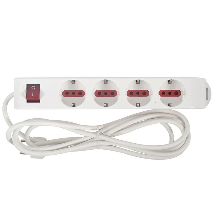 Toma-multiple-c-llave-shuko-modul-8-sal-hl3075-HOME-LEADER