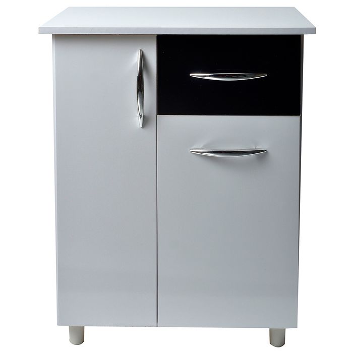 Armario para microondas 2 puertas 1 cajón 75x62x45 cm - geantun