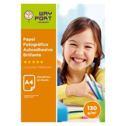 Papel-WAY-PORT-Glossy-autoadhesivo-A4-128-g-20-hojas