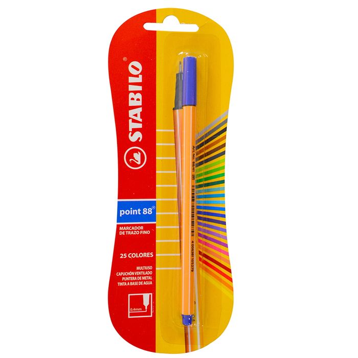 Marcador-STABILO-Point-88-azul-1-un.