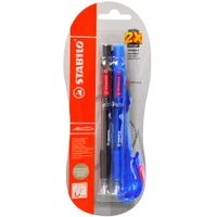 Boligrafo-STABILO-Marathon-azul-negro-2-un.