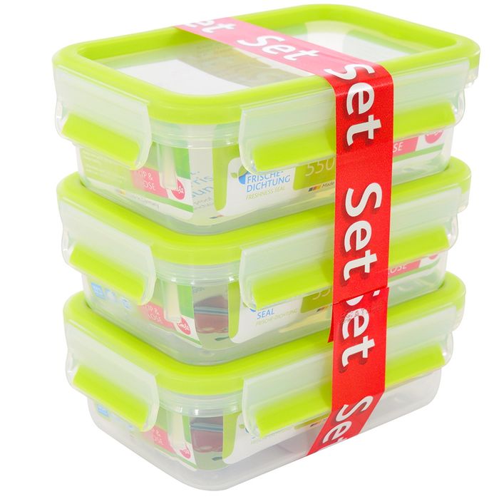 CLIP---CLOSE-food-storage-containers-set-of-3-light-green--3-x-055-L--