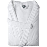 Bata-de-baño-DOHLER-en-velour-Blanco.Talle-GG