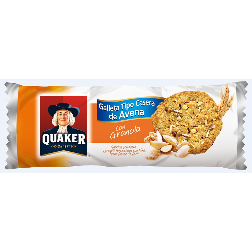 Galletitas Avena Quaker con Granola 187 g geantfood