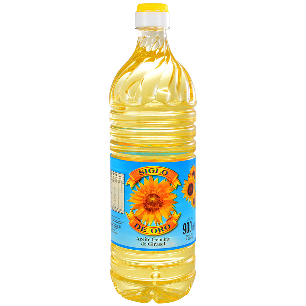 Aceite de girasol SIGLO DE ORO 900 cc - disco