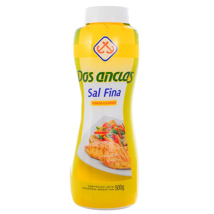Salero-Yodada-Fluorada-Fina-DOS-ANCLAS-fco.-500-g