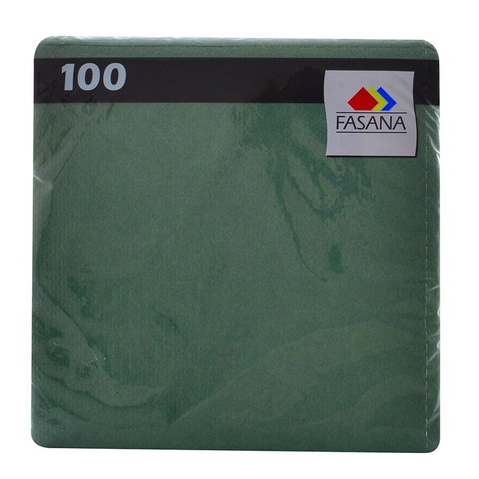Servilleta-FASANA-Lisa-Verde-100-un.