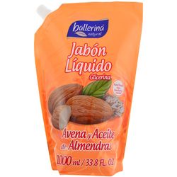 Jabon-Liquido-BALLERINA-Avena-Aceite-doy-pack-1-L