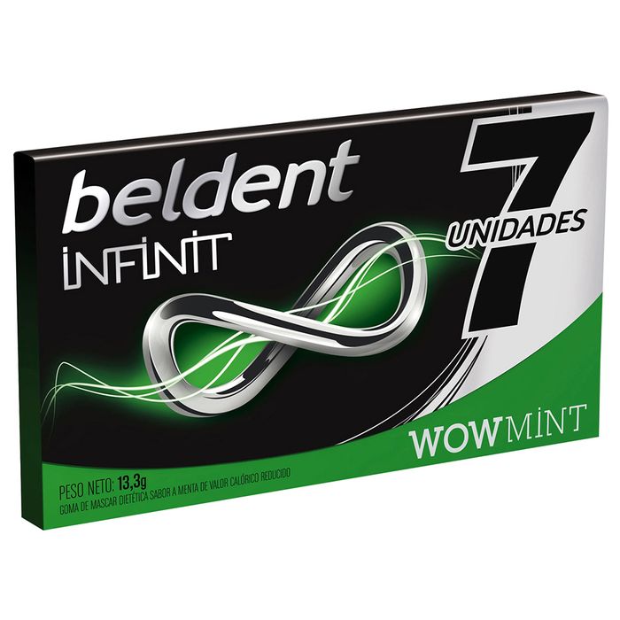 Chicle-BELDENT-Infinit-Wow-Mint-13.3-g-x-7-un. Chicle-BELDENT-Infinit-Wow-Mint-13.3-g-x-7-un.