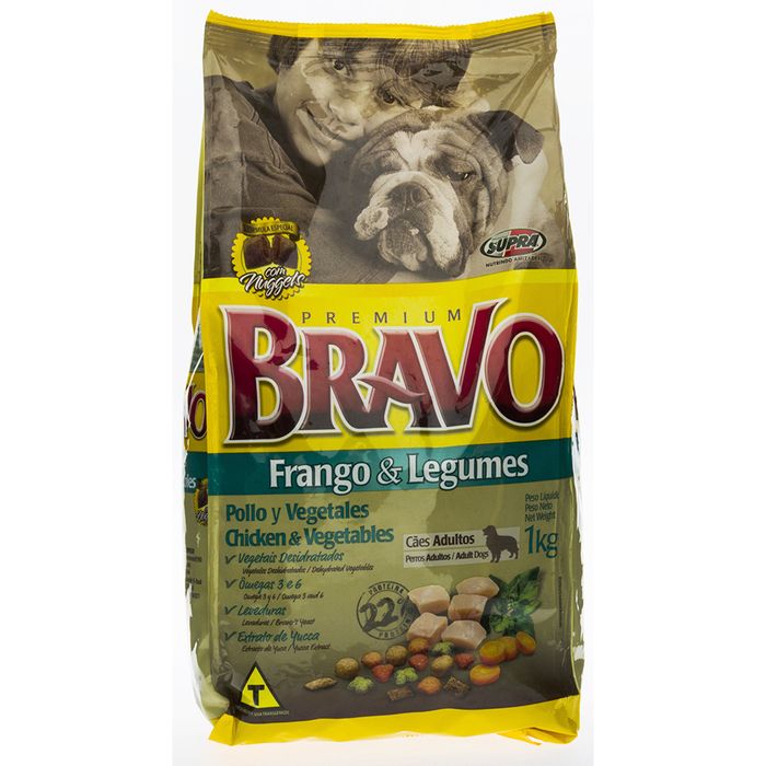 Alimento-para-Perros-BRAVO-Pollo-y-Legumbres-1-kg Alimento-para-Perros-BRAVO-Pollo-y-Legumbres-1-kg