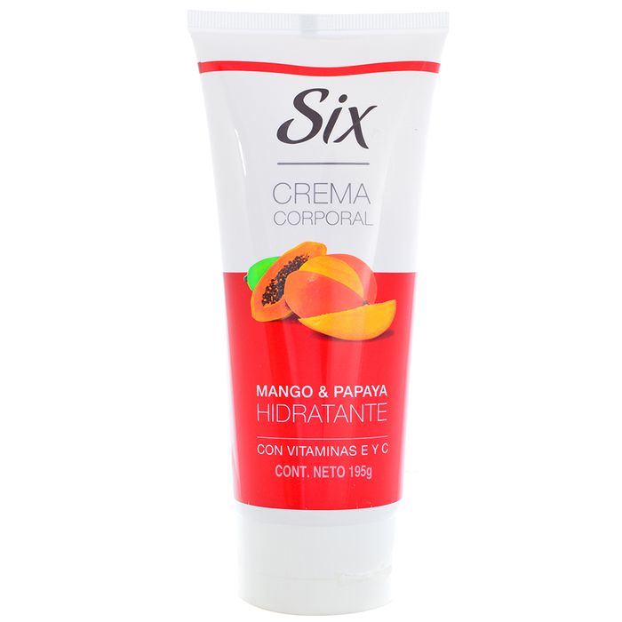 Crema-Corporal-SIX-Mango-y-Papaya-pm.-195-g Crema-Corporal-SIX-Mango-y-Papaya-pm.-195-g
