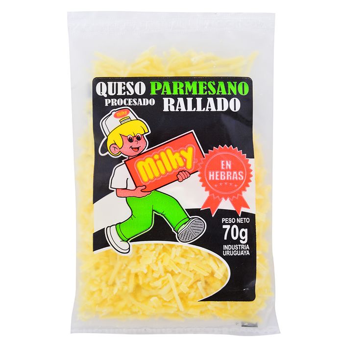 Queso-Rallado-Hebras-MILKY-70-g Queso-Rallado-Hebras-MILKY-70-g