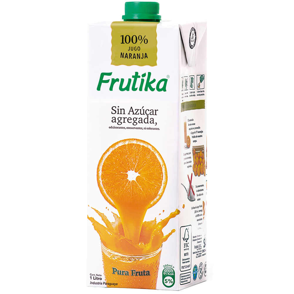 Jugo Frutika Naranja 1l Devotoweb