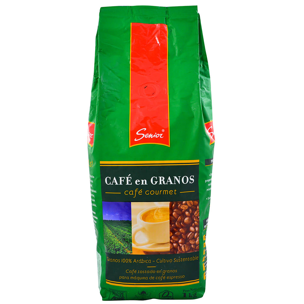 Café epresso grano SENIOR 1 kg disco