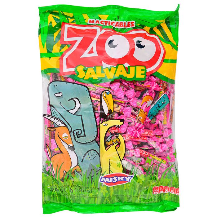 Caramelos-Masticables-Zoo-Salvaje-MISKY-498-g Caramelos-Masticables-Zoo-Salvaje-MISKY-498-g