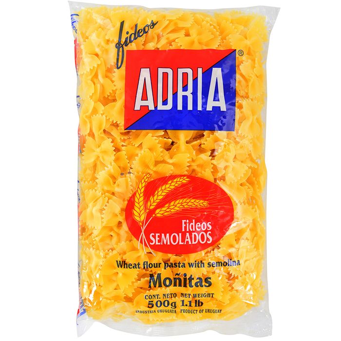 Fideos-Semolados-ADRIA-Moñitas-500-g Fideos-Semolados-ADRIA-Moñitas-500-g