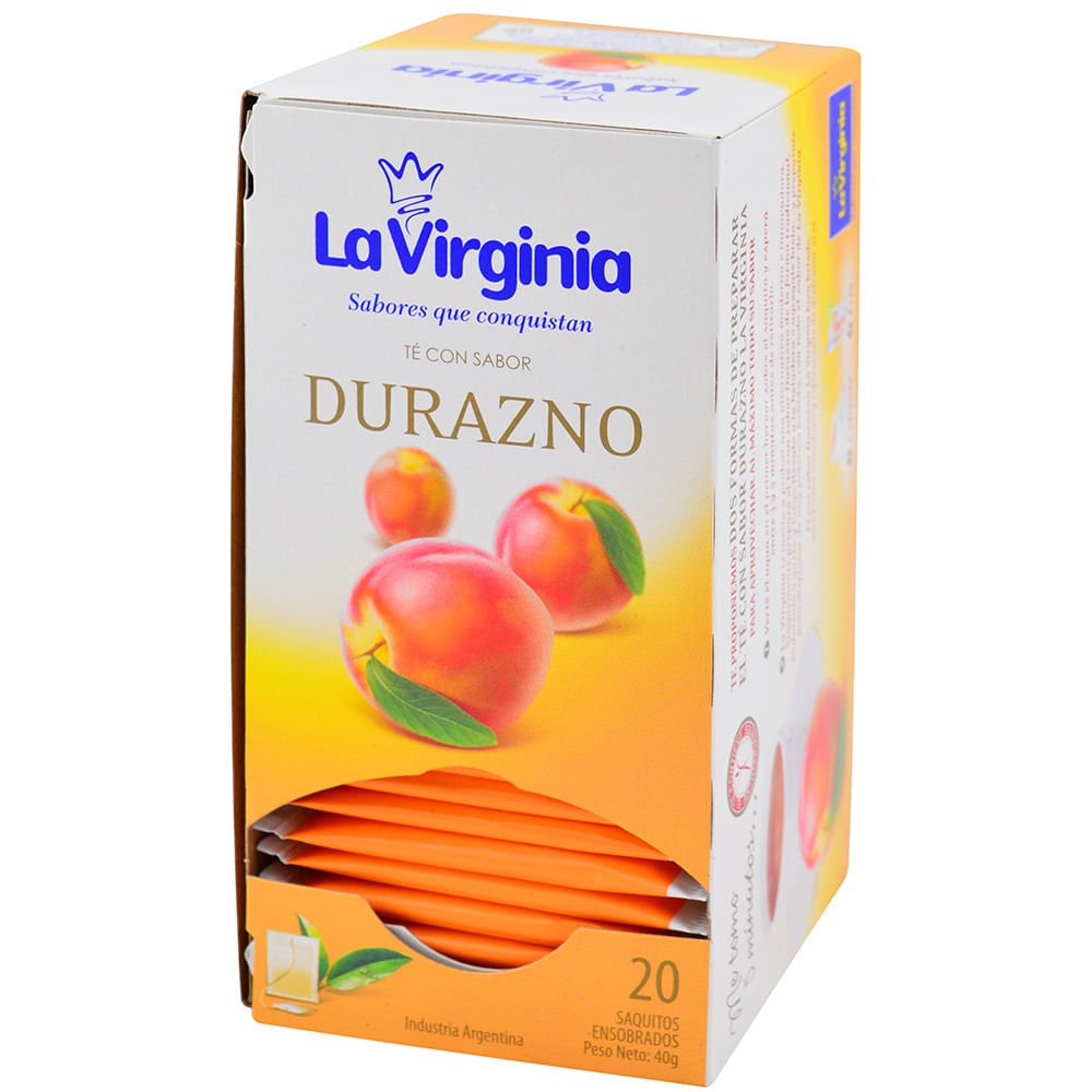 Té Rojo La Virginia X 20 Saquitos Pack 3 Cajas