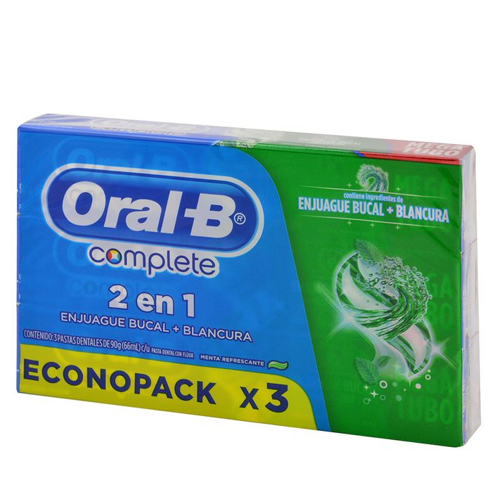 Pack-X3-Crema-Dental-ORAL-B-Complete-70-g-25--de-Descuento Pack-X3-Crema-Dental-ORAL-B-Complete-70-g-25--de-Descuento