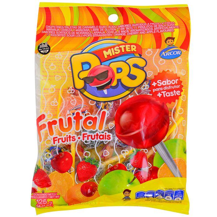 Chupetines-MISTER-POP-S-Frutal-10-un. Chupetines-MISTER-POP-S-Frutal-10-un.