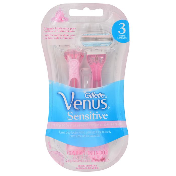 Maquina-Desechable-Venus-GILLETTE-Sensitive-Mujer-2-un. Maquina-Desechable-Venus-GILLETTE-Sensitive-Mujer-2-un.