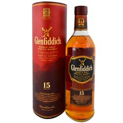 Whisky-Escoces-GLENFIDDICH-15-años-bt-.700L