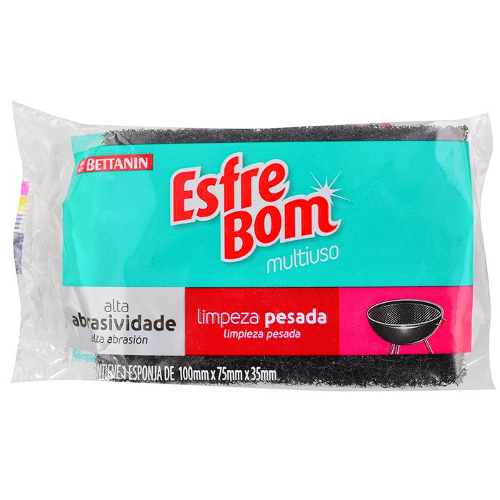 Fibra-Esponja-Esfrebom-BETTANIN-Limpiadora-Pesada-Grill Fibra-Esponja-Esfrebom-BETTANIN-Limpiadora-Pesada-Grill