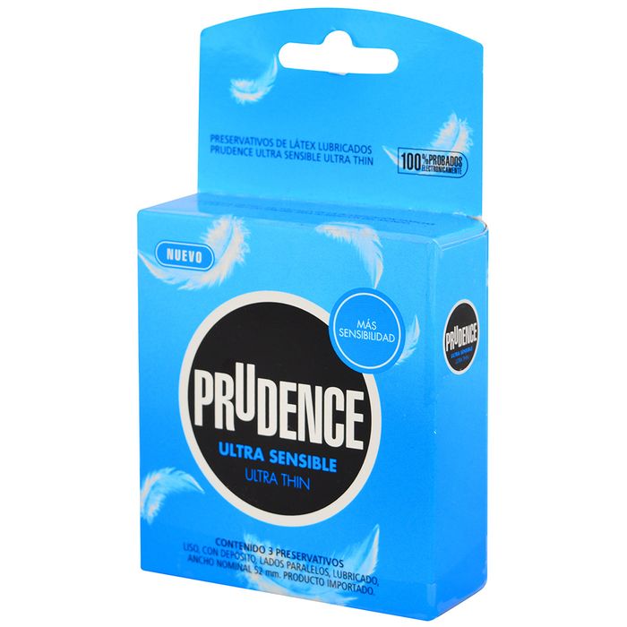 Preservativo-PRUDENCE-ultra-sensible-3-un. Preservativo-PRUDENCE-ultra-sensible-3-un.