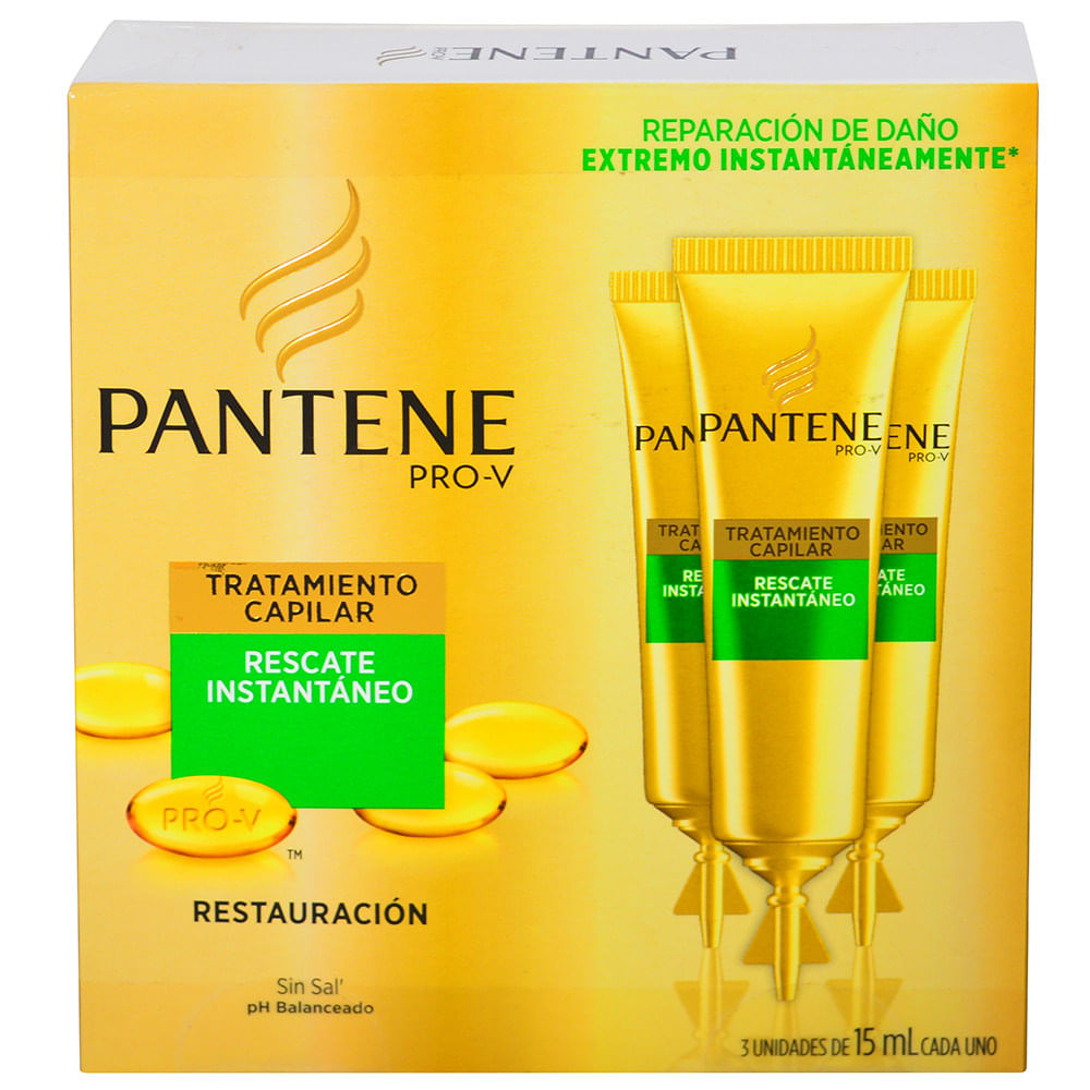 Tratamiento PANTENE 3 minutos de rescate 15 ml 3 un. disco