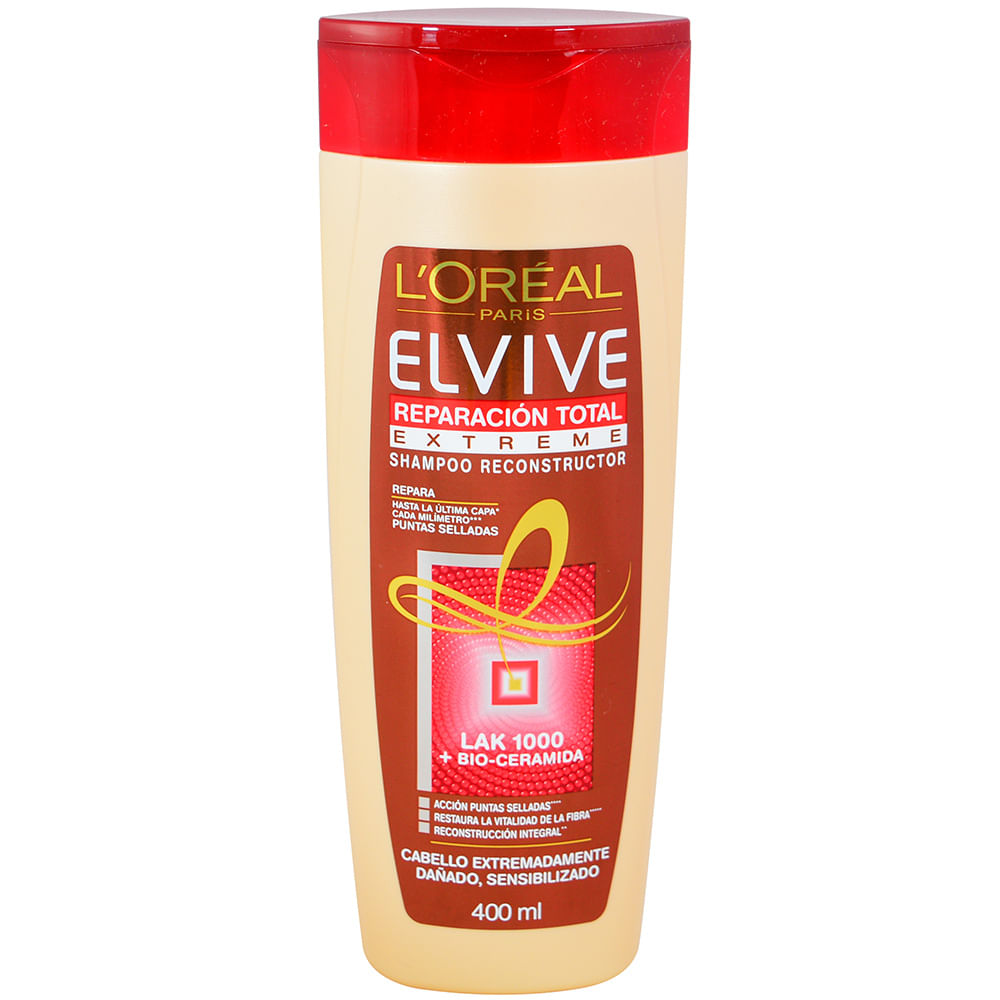 Shampoo Elvive Reparación Total 5 extreme 400 ml grupodiscouruguay