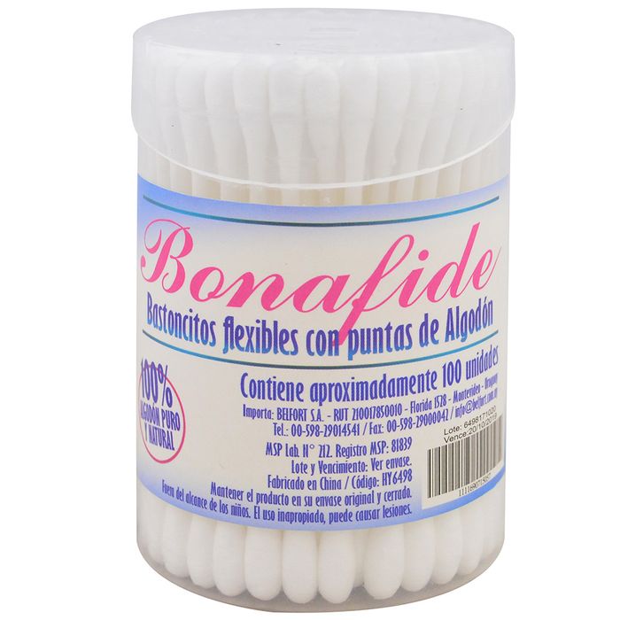 Cotonetes-Bonafide-pote-100-un. Cotonetes-Bonafide-pote-100-un.