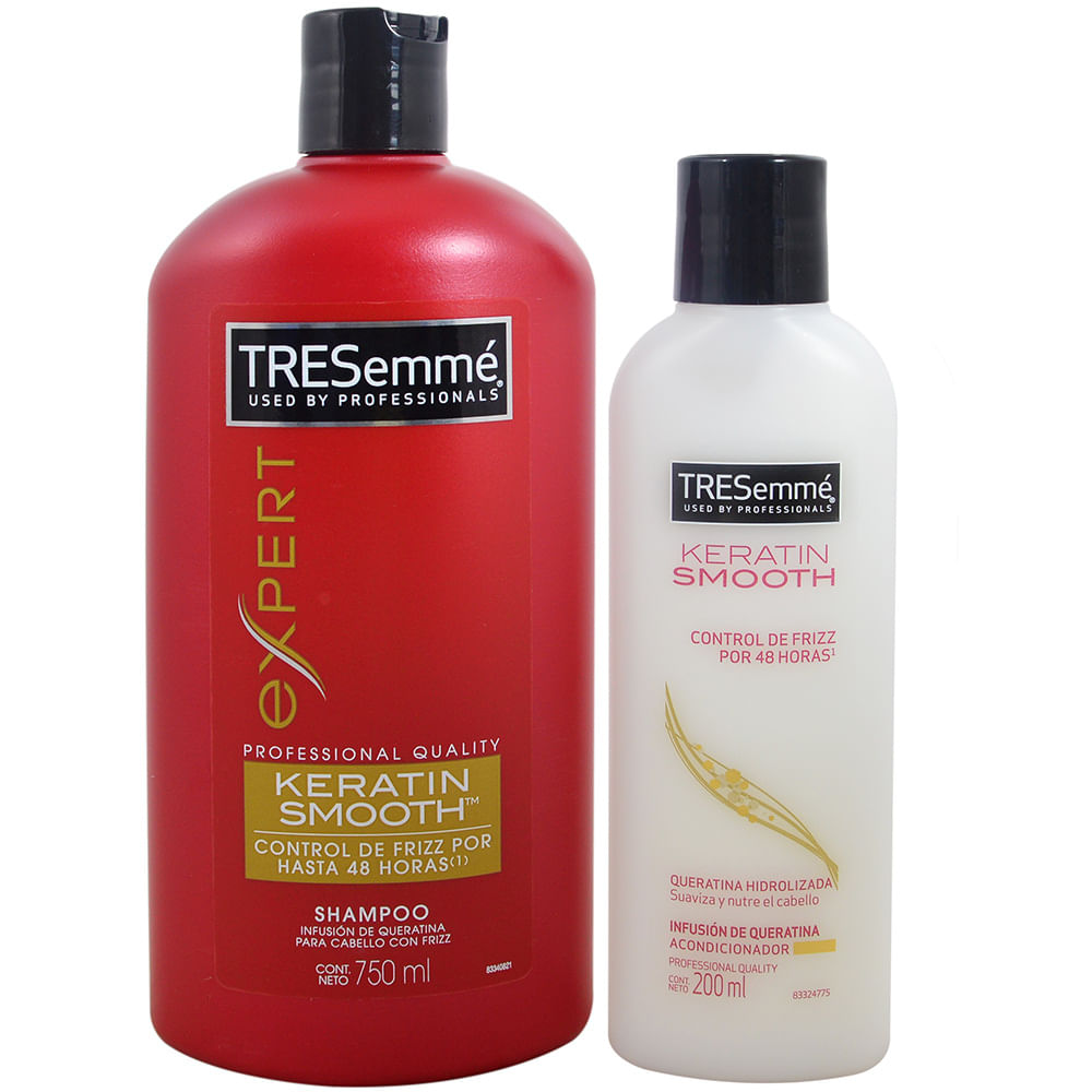 Pack Tresemme inf. keratina shampoo 750 ml