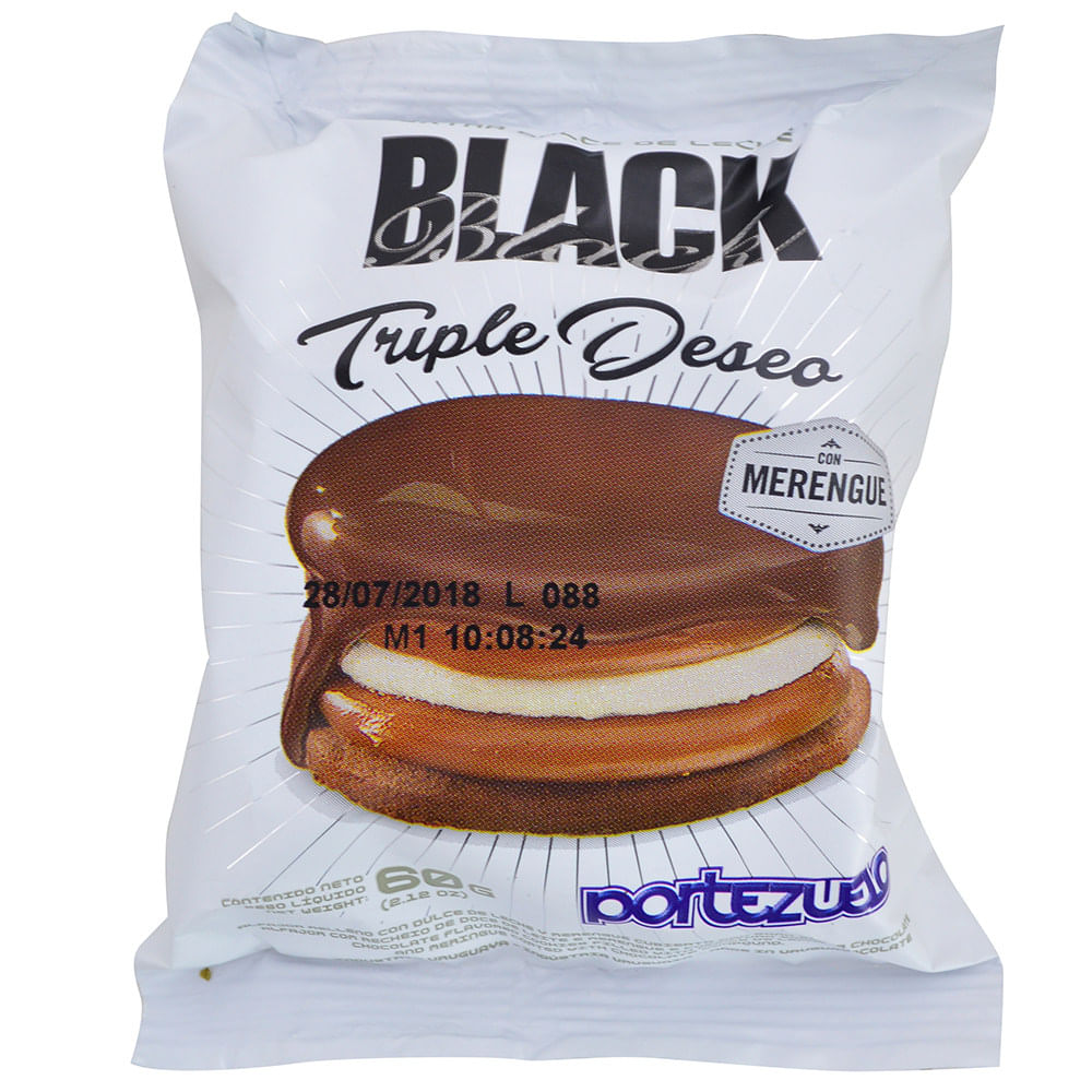 Alfajor Triple Black Deseo Portezuelo 60 G Disco