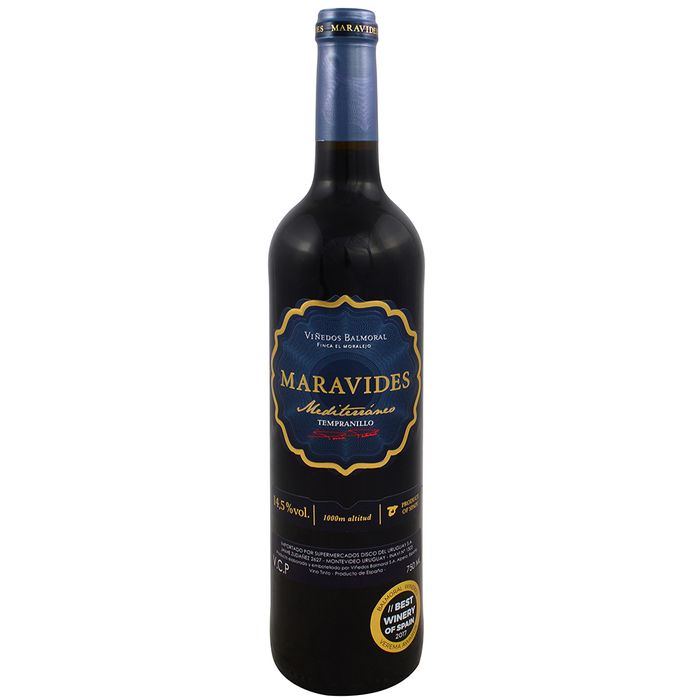 Vino-tinto-tempranillo-Maravides-750-ml Vino-tinto-tempranillo-Maravides-750-ml