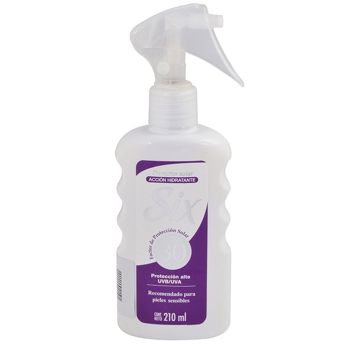 Protector-solar-Six-splash-fps-30-210-ml