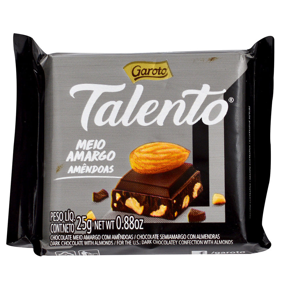 Chocolate Garoto talento mini 25 g geantfood