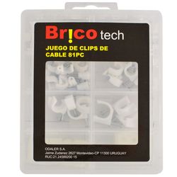 Set-Bricotech-clip-para-cable-81-piezas