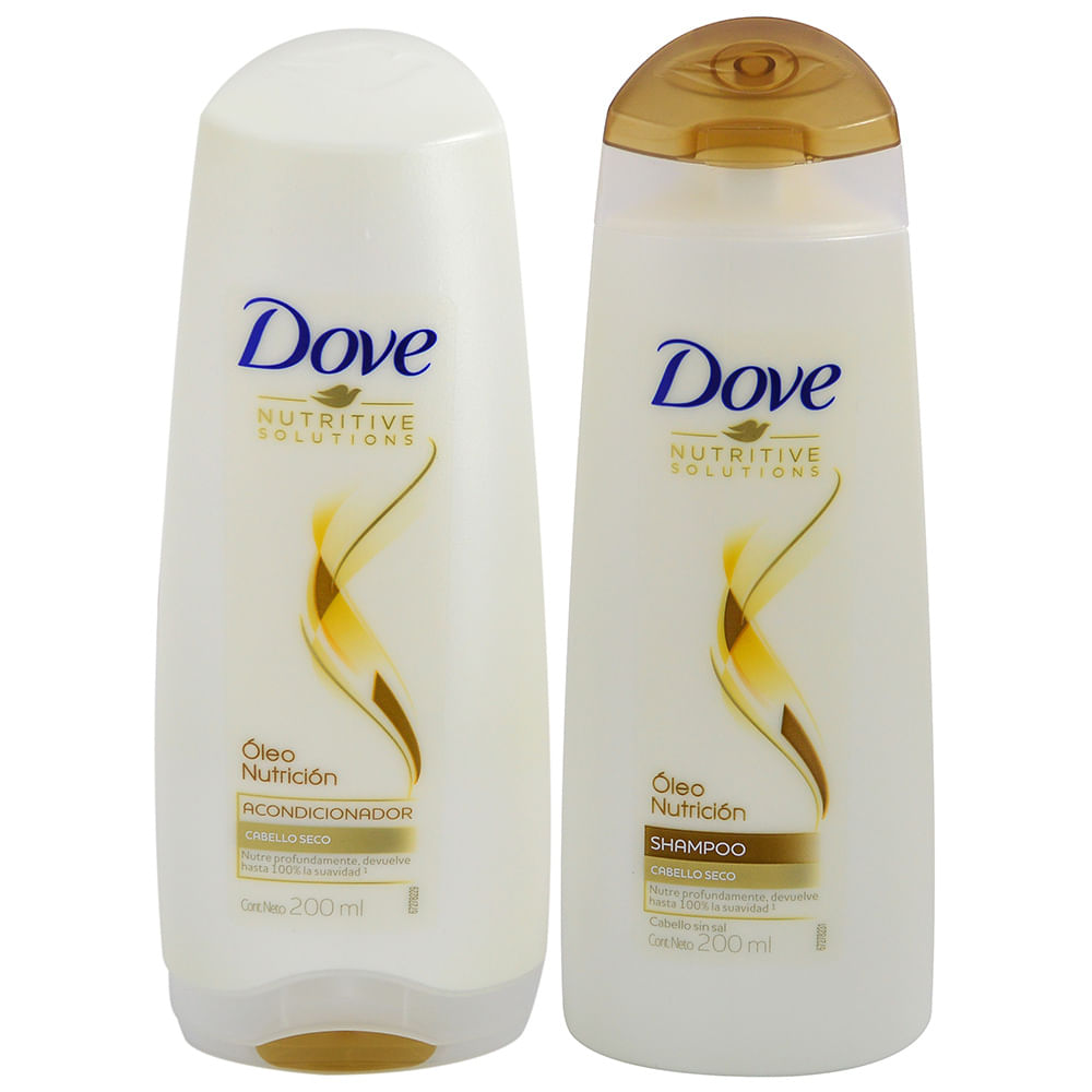 Pack Dove oleo nutrición shampoo 200 ml + acondicionador