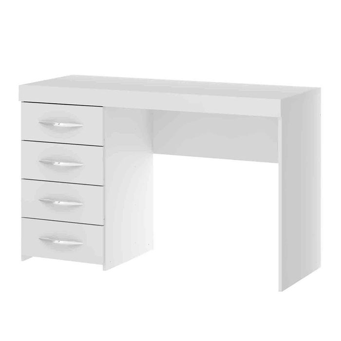 Escritorio 4 cajones en blanco 75x120x47 cm