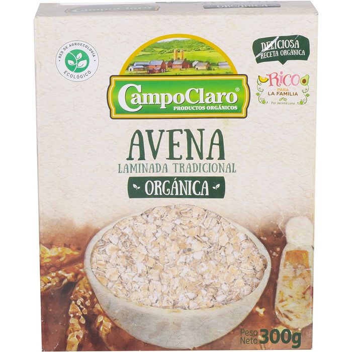 Avena-organica-CAMPOCLARO-300-gr Avena-organica-CAMPOCLARO-300-gr