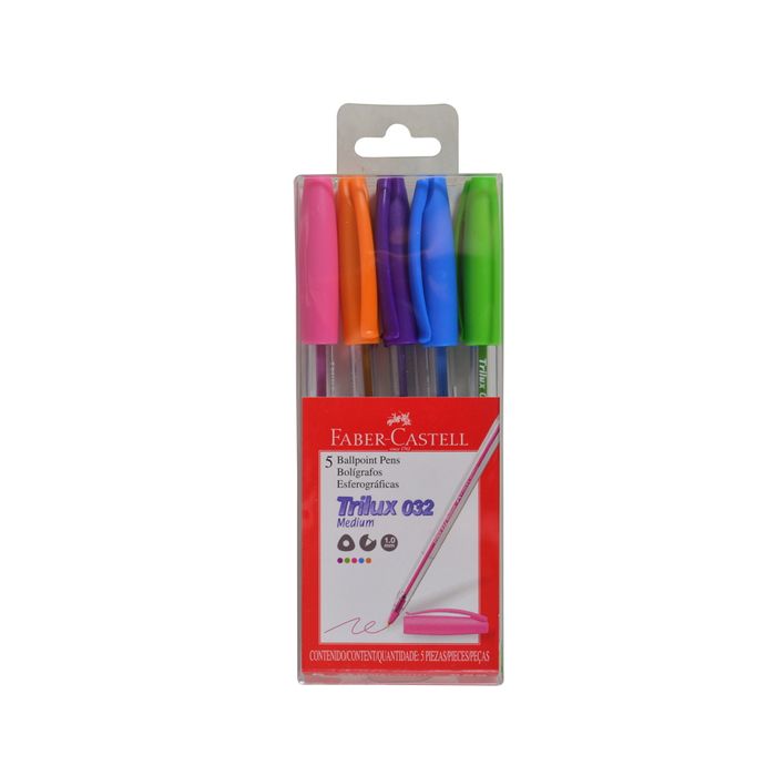Boligrafo-FABER-CASTELL-5-colores