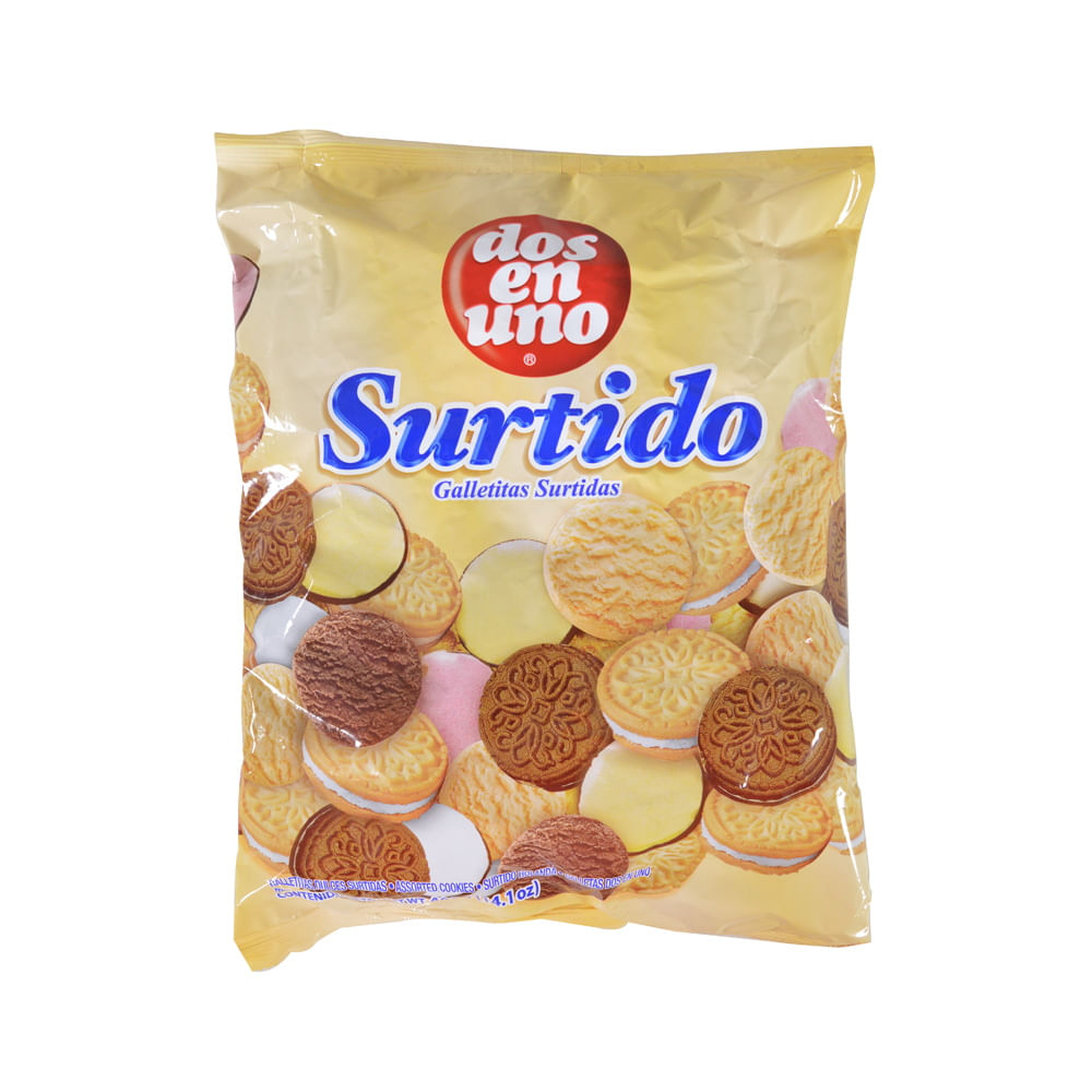 Galletitas surtidas DOS EN UNO 400 g - disco