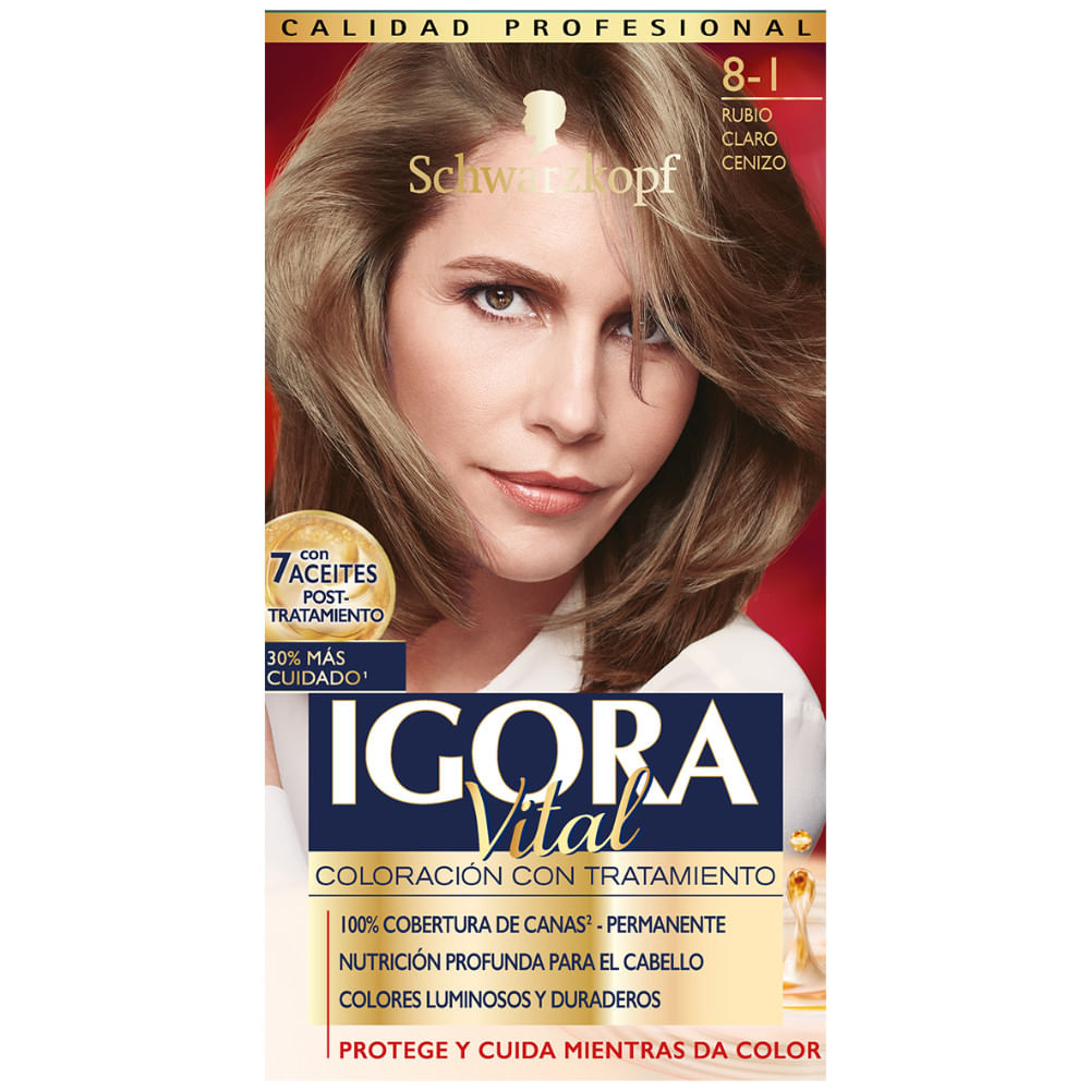 Coloración IGORA vital n° 8.1 50 ml geantun