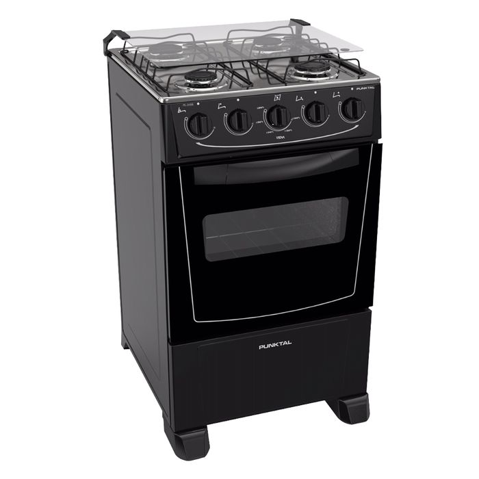 Cocina-PUNKTAL-Mod.-PK-268BK-4-gas Cocina-PUNKTAL-Mod.-PK-268BK-4-gas