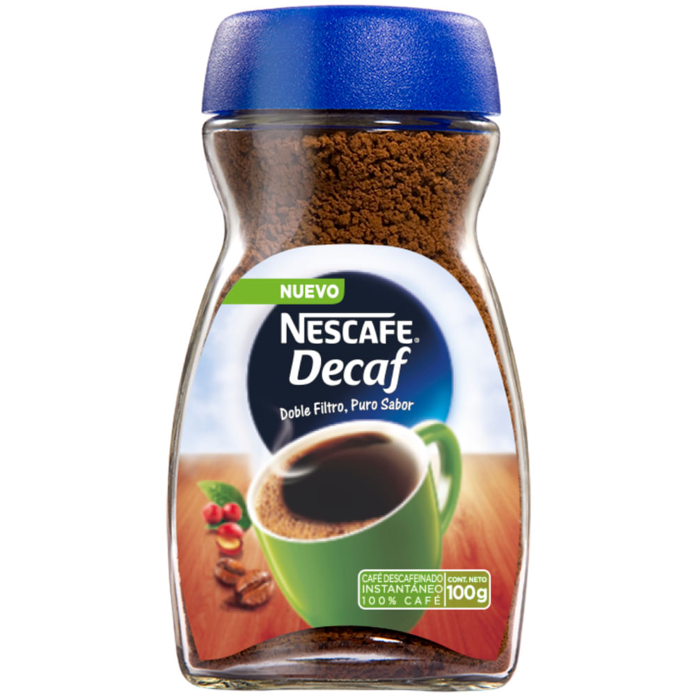 Café soluble NESCAFÉ descafeinado 100 g disco