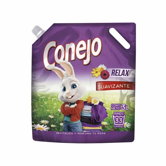 Suavizante-de-ropa-CONEJO-aroma-relax-DP.-3-L Suavizante-de-ropa-CONEJO-aroma-relax-DP.-3-L