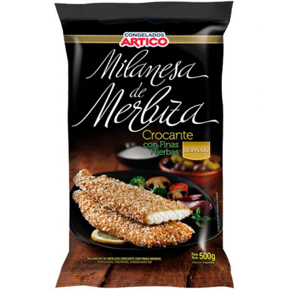 Milanesa Crocante De Merluza Artico 500 G Disco
