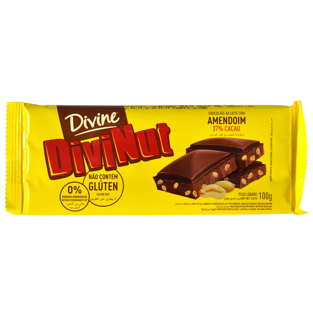 Chocolate DIVINE Maní 100 g - devotoweb