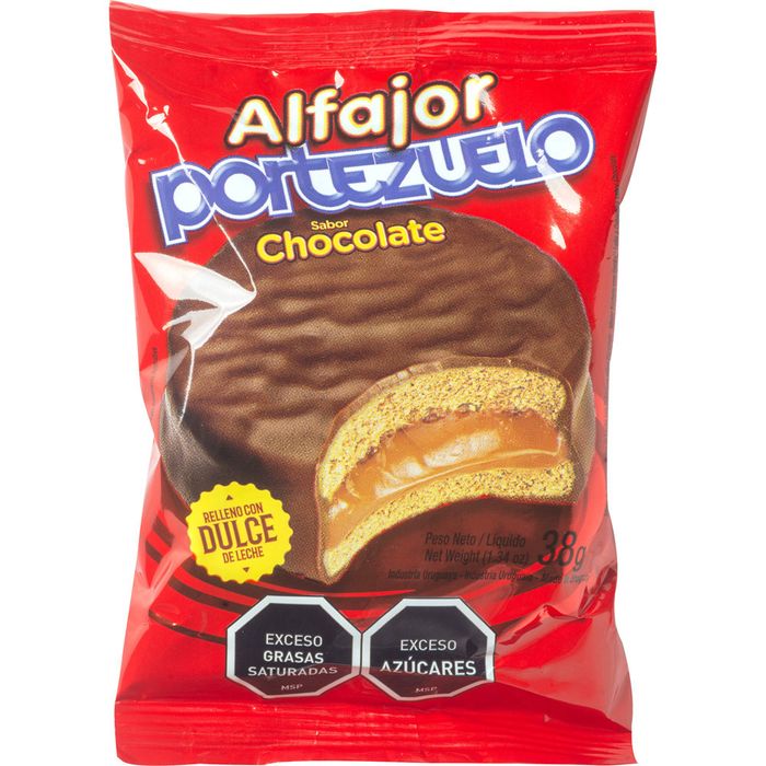 Alfajor Chocolate Portezuelo 18 Un Disco