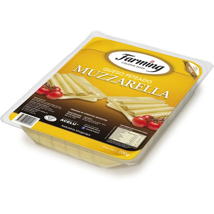 Queso-muzzarella-fetas-FARMING-200-g Queso-muzzarella-fetas-FARMING-200-g